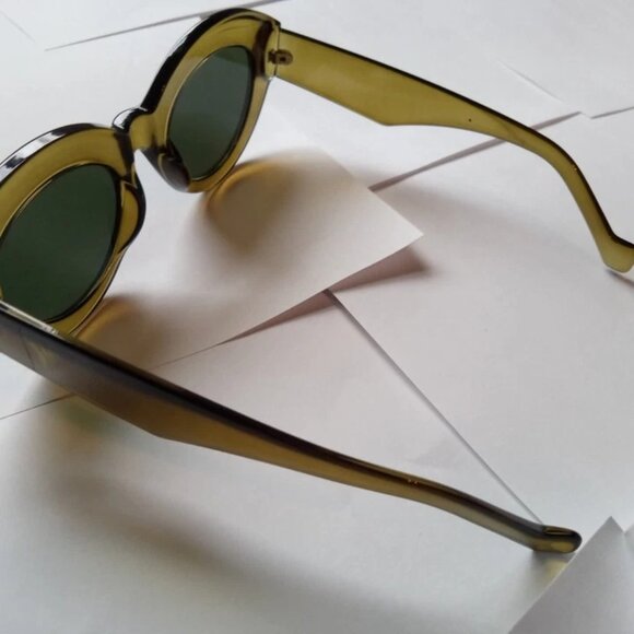 E5080 Cat Eye Sunglasses Women UV400 Polarized Glasses Fashion Eyewear Shades